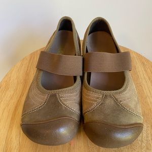 Keen leather Mary-Jane shoes